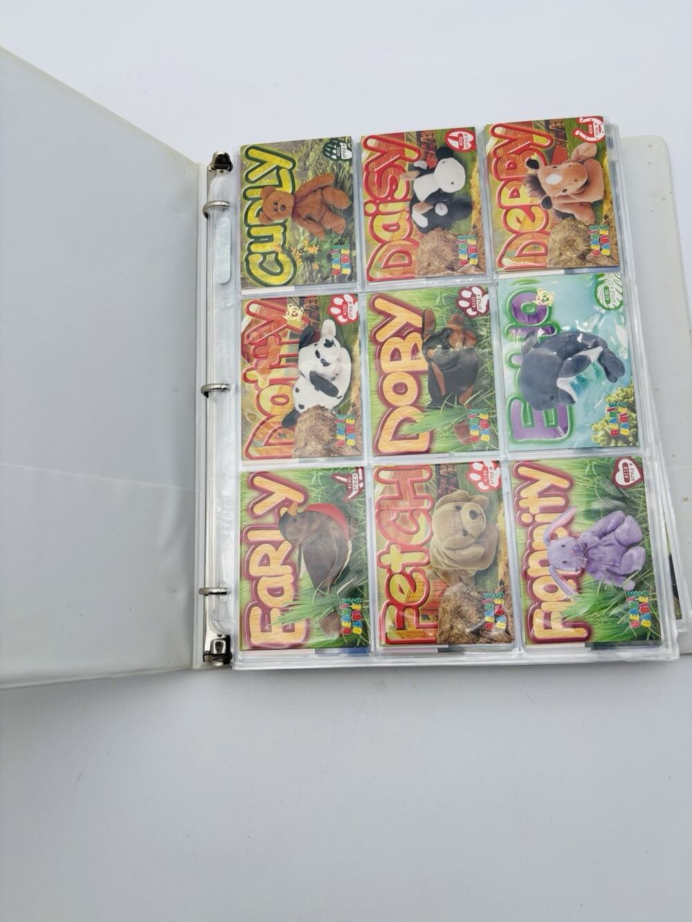 200+ Vintage Ty Beanie Baby Trading Cards Lot Series 1-2. 1998/99 With Binder